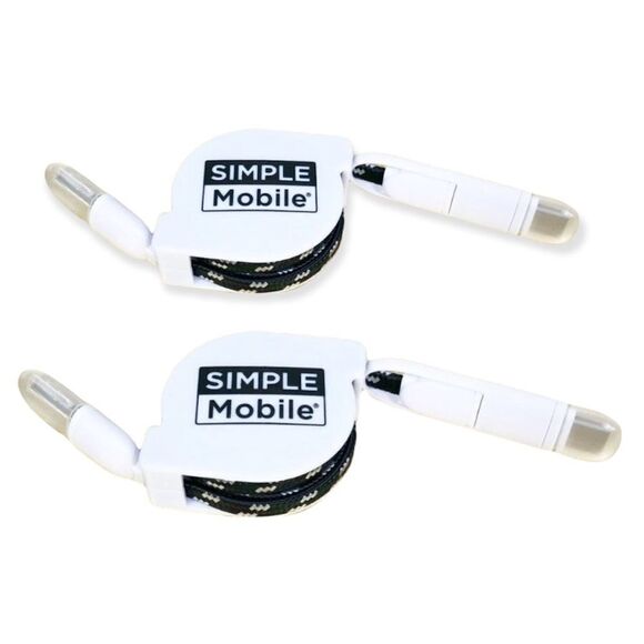 🔥 3 in 1 USB Charging Cords lightening, micro USB and type c - Picture 1 of 8